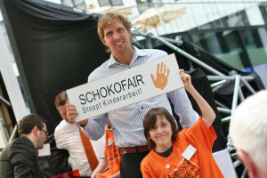 Dirk Nowitzki unterstützt SchokoFair